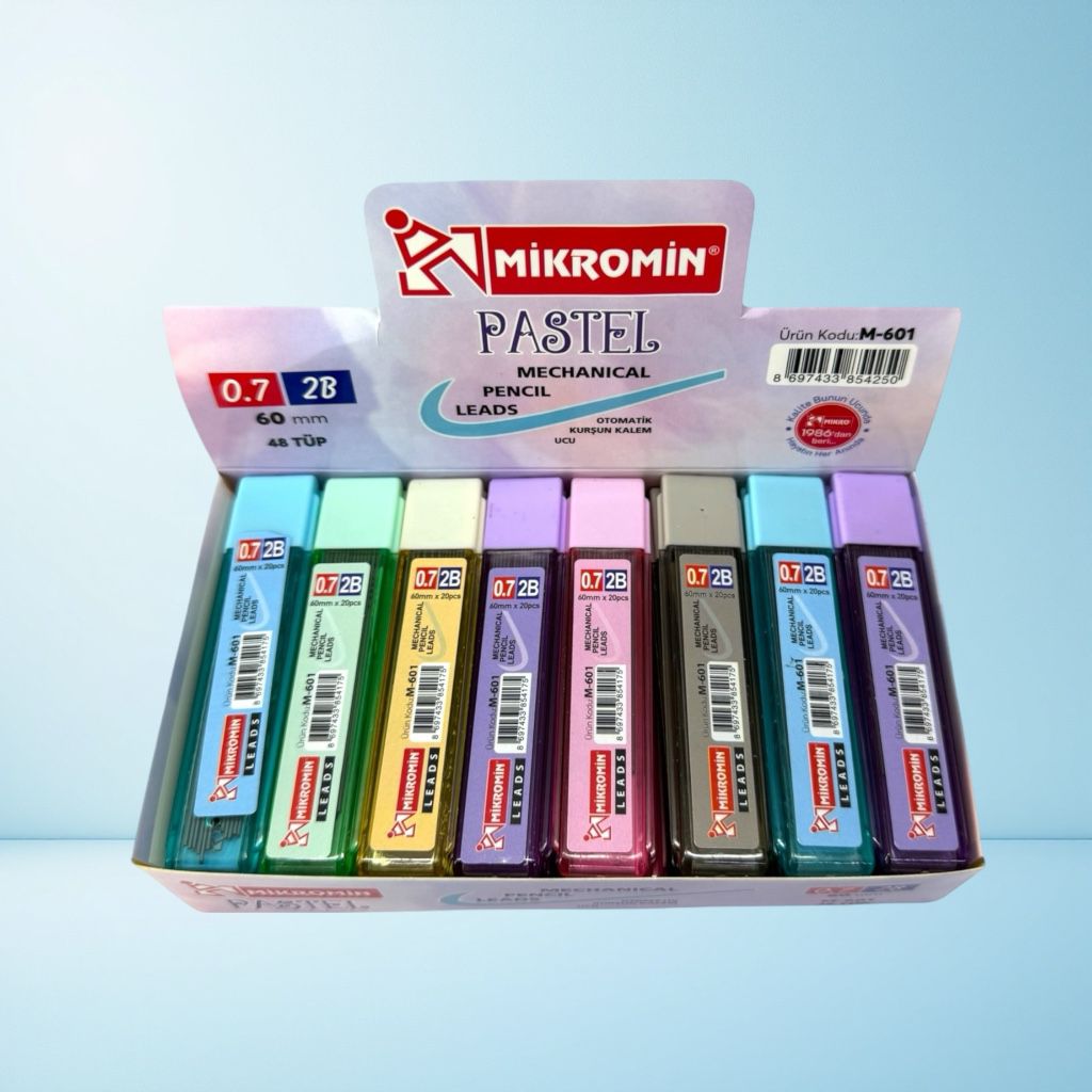 MİKRO PASTEL 0.7 UÇ 60 MM 48’Lİ PAKET
